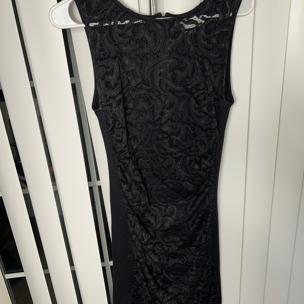 VELVET women’s Black‎ Lace mini Dress size S night party night - Picture 4 of 8